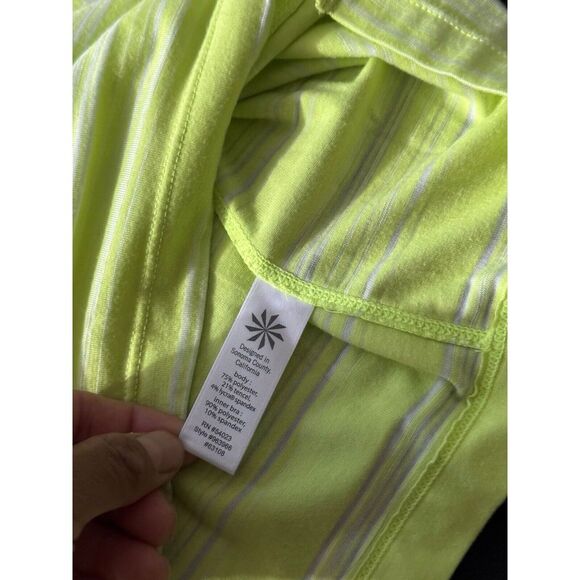 Athleta Tank Top Womens Black V-Neck Racerback Sleeveless Performance Yoga Sz M - Picture 6 of 9